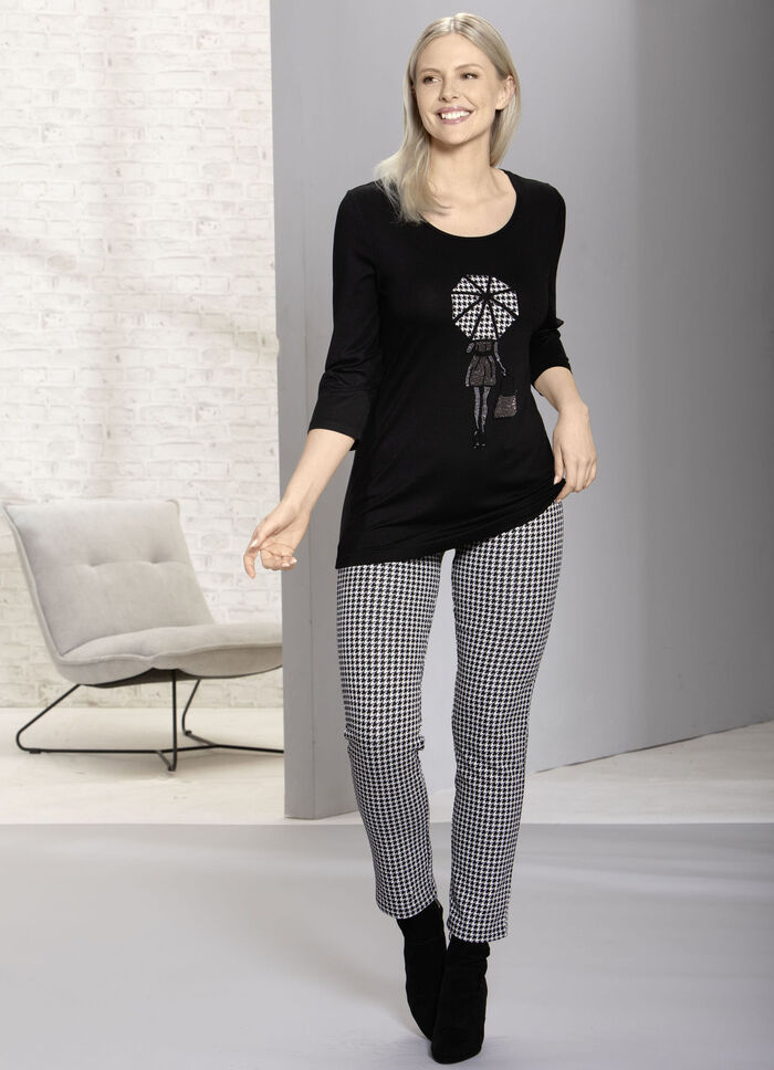 Mooi overhemd met uitgebreide applicatie 