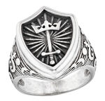 Herenring 'Zwaard en kroon' 