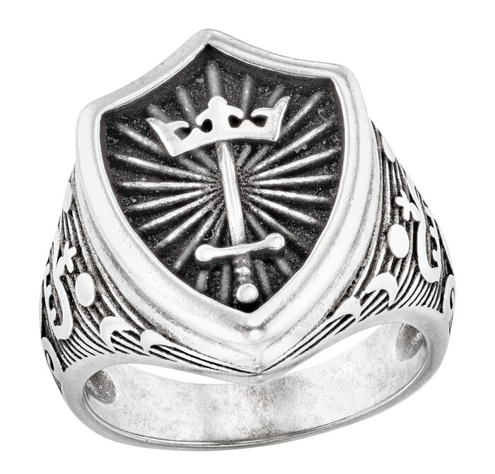 Herenring 'Zwaard en kroon' 