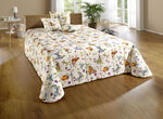 Bedsprei en kussenslopen met vlindermotieven KLEURRIJK