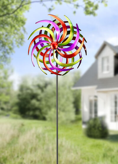 Dubbele metalen windturbine 
