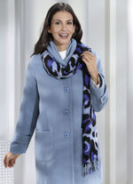 Sjaal met roofdierdessin 