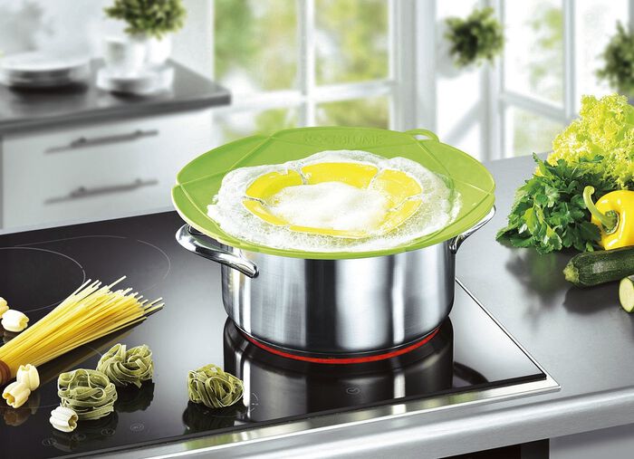 Kook- en spatbescherming - kookbloem GROEN