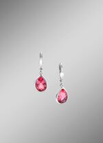 Oorbellen met schitterende vuurtopaas 