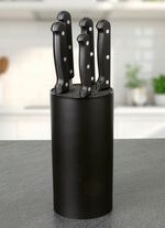 Messenblok, 6-delig, met 5 messen 