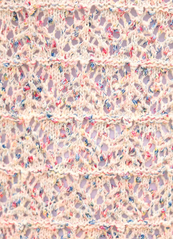 Trui gemaakt van hoogwaardig multicolor effectgaren 