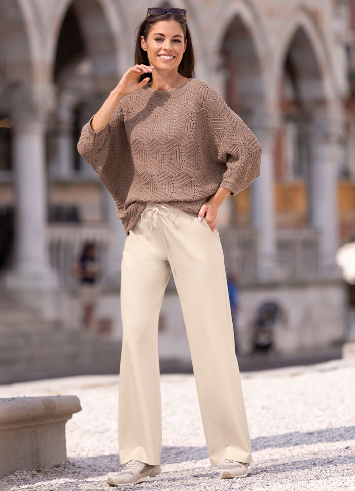 Trendy broek met modieuze pasvorm 