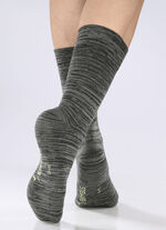 Six-pack sokken in verschillende kleurstellingen 2 X OLIJF, 2 X KAMEEL, 2 X CHOCOLADE