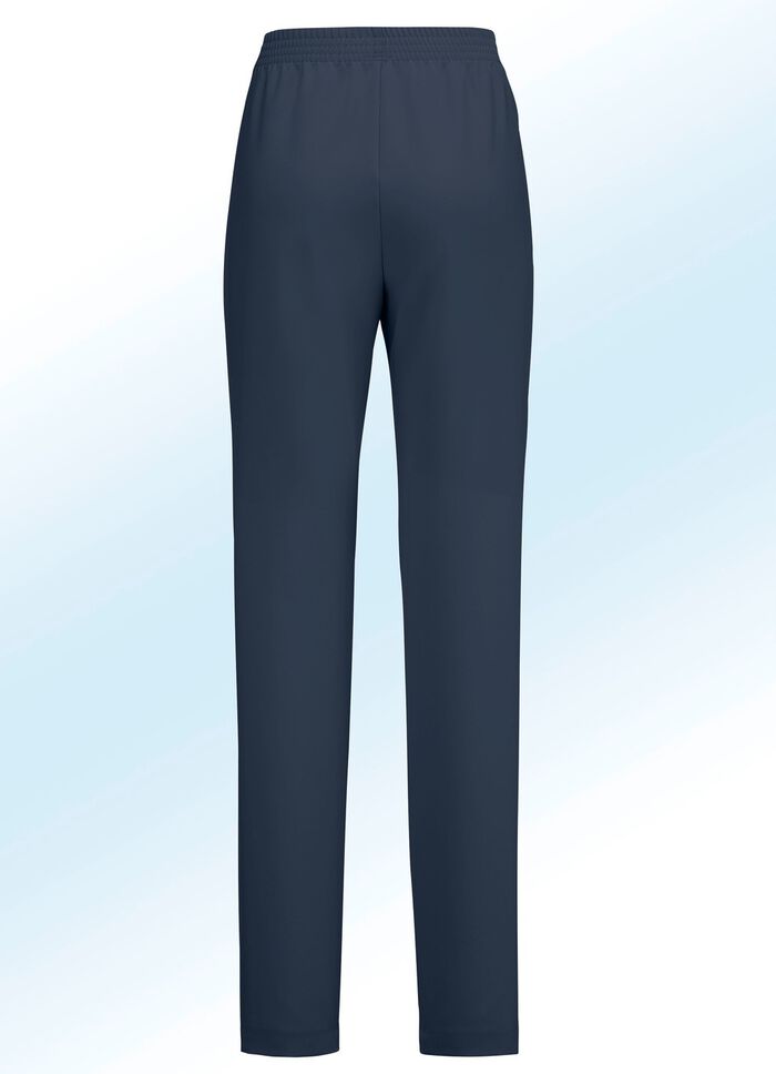 Broek met trendy beensplitten 