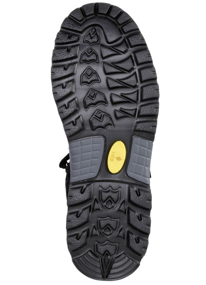 Enkellaarzen gemaakt van nubuck en textielmateriaal ZWART