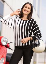 vleermuisvormige trui 