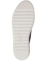 Waldl&auml;ufer veterschoen van glanzend bedrukt nubuckleer ZWART-BRONS