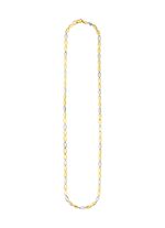 Opengewerkte set in tweekleurig 