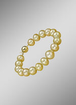 Armband met gouden Zuidzee parels 