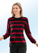 Trui met katoen en subtiele glitters 