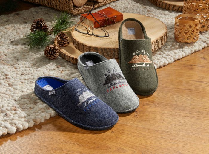 Comfortabele herenpantoffels 