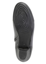 ELENA EDEN, elegante dames enkellaarsjes, breedte G, met uitneembaar voetbed OUD ZILVER-ZWART