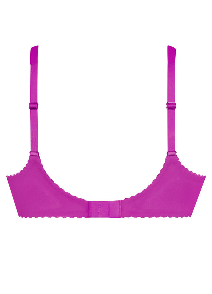 Rosa Faia beugelbeha met tule borduurkant AZALEE