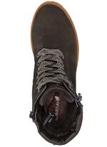 Waldl&auml;ufer veterlaarzen gemaakt van het beste nubuckleer ZWART