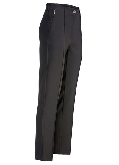 Broek met een getailleerde tailleband 