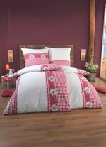 Dubbelzijdig bedrukt beddengoedset in landelijke stijl 