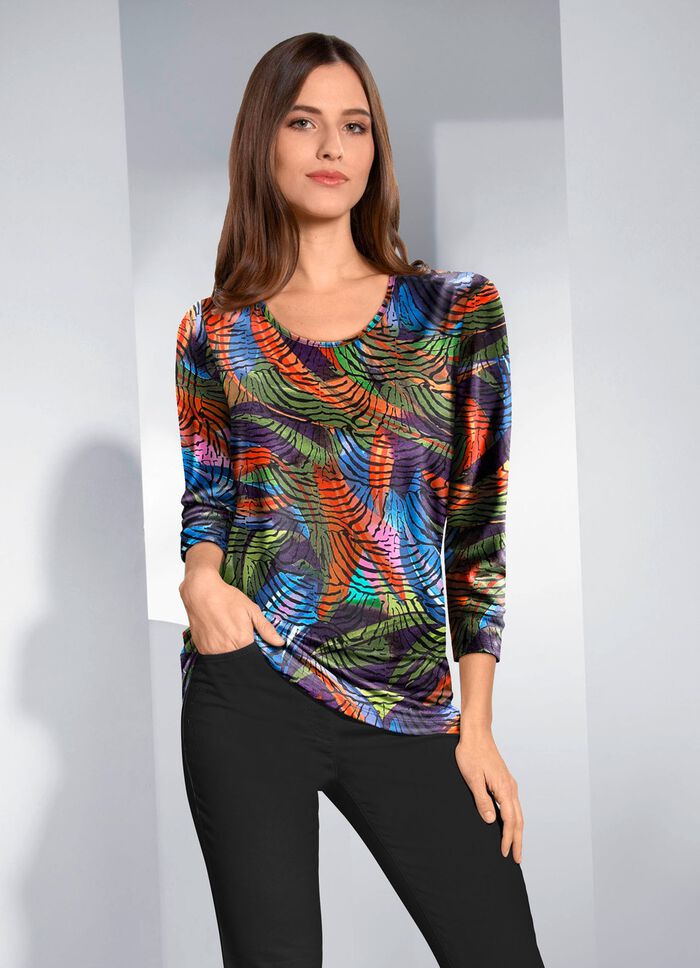 Fascinerend shirt met 3/4-mouwen 