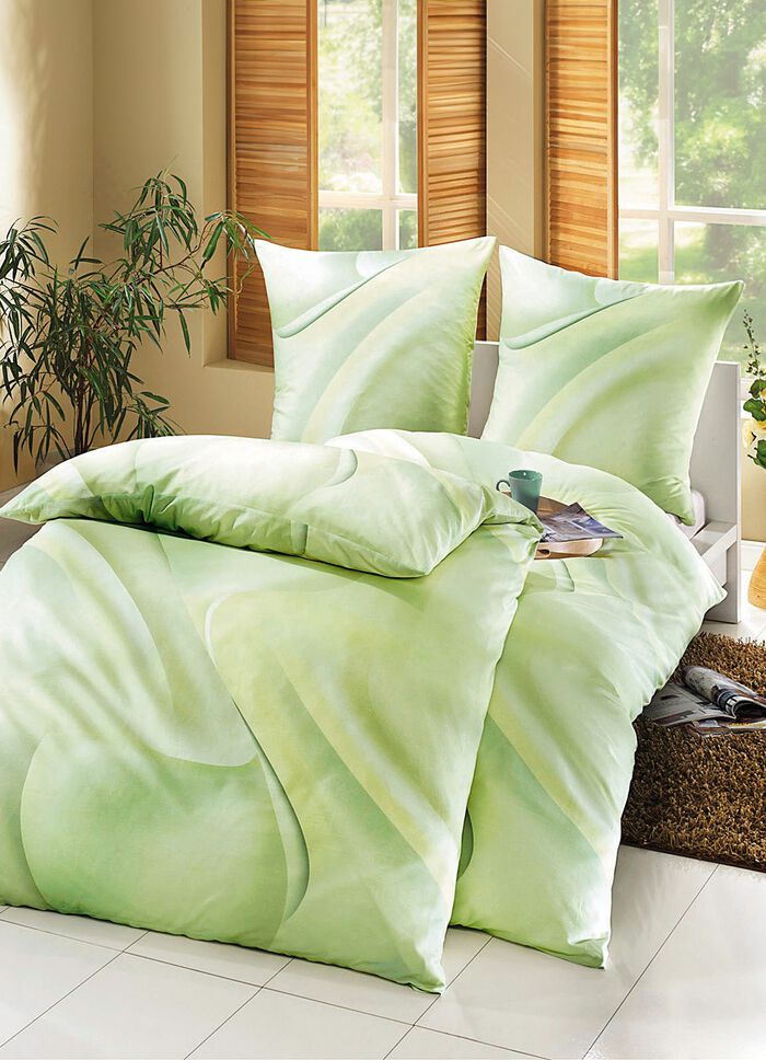 biberna beddengoedset van 100% katoen GROEN