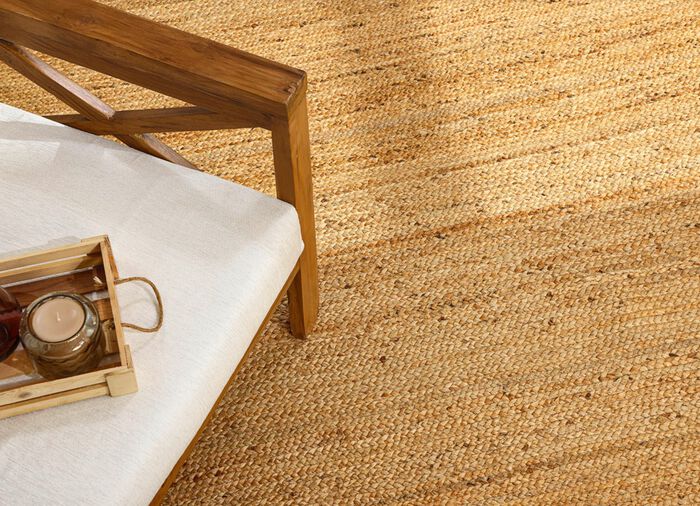 Tapijten en bruggen van jute 