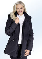 Functioneel jack met regenscherm op de capuchon 