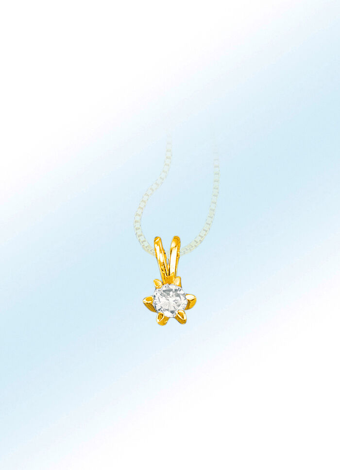 Solitaire-kettinghanger met Venetiaanse ketting 