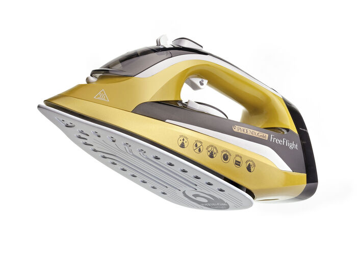 Premium stoomstrijkijzer Phoenix Gold Free Flight 