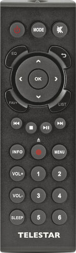 Internetradio met DAB+ ZWART