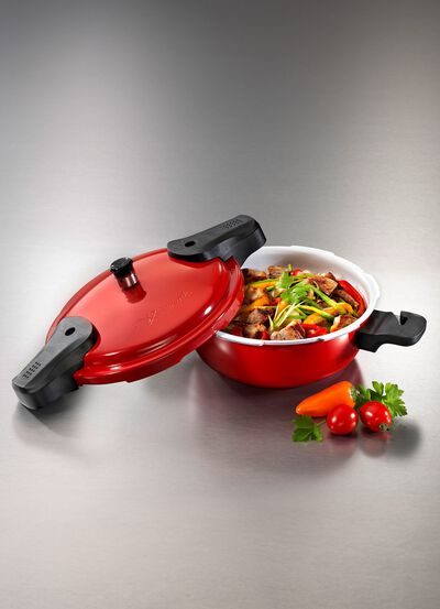 Snelkookpan met hoogwaardige keramiekcoating 