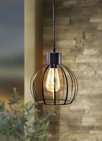 Hanglamp op zonne-energie met schemersensor 