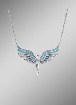 Halsketting met engel hanger 