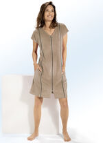 Bijzonder mooie huisjurk van Plantier TAUPE