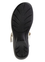 ELENA EDEN, chique damessandalen, breedte H, met uitneembaar voetbed ECRU