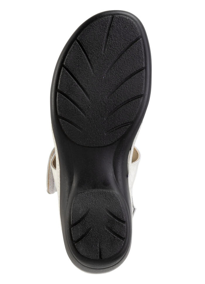 ELENA EDEN, chique damessandalen, breedte H, met uitneembaar voetbed ECRU