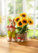 Plantenpot met konijn 