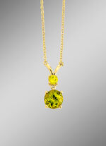 Ketting met echte peridoot 