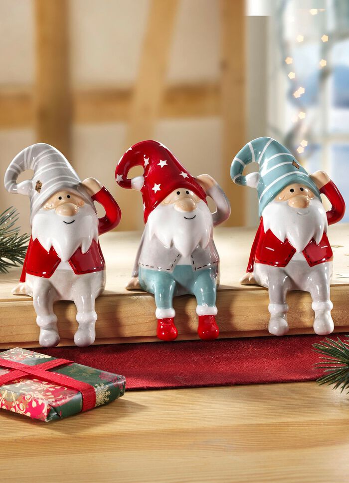 Edge kruk kabouter, set van 3 