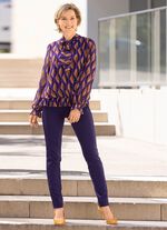 Prachtige blouse met strikbandjes 