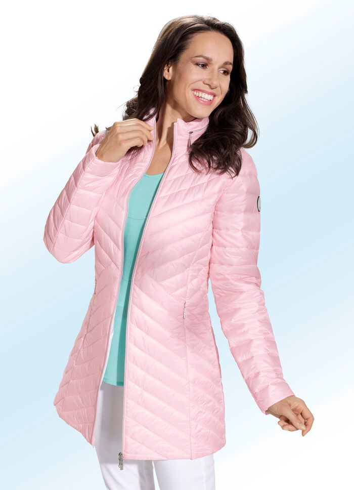 Jas in 2 kleuren met opstaande kraag ROS&Eacute;