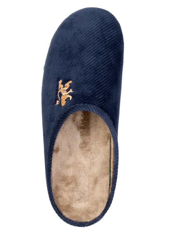 Elegante herenpantoffels met uitneembaar voetbed 