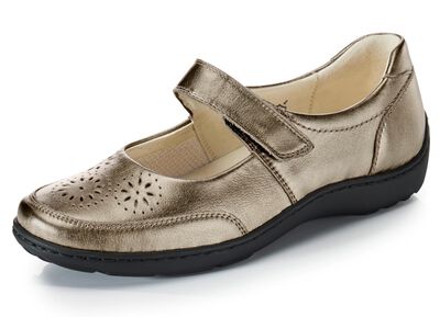 Waldl&auml;ufer, comfortabele damespantoffels, breedte H, met uitneembaar voetbed 