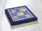 Badkamerset met antislip-onderkant, van Grund BLAUW