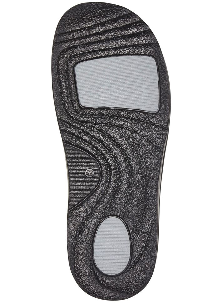 Mubb pantoffels met elastische banden aan de zijkanten ANTRACIET