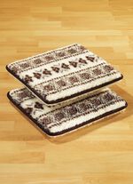 Licardo stoelkussens, set van 2, gemaakt van zuiver scheerwol 