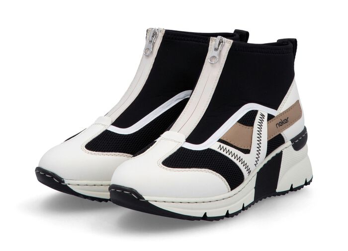 Rieker, stijlvolle dameslaarzen, breedte G, met uitneembaar voetbed 