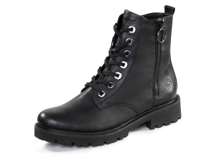 Remonte, modieuze dames enkellaarsjes, winterschoenen, breedte G, met uitneembaar voetbed 